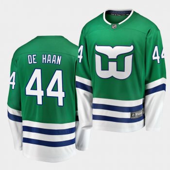 Calvin de Haan #44 Hurricanes Whalers Night Green Breakaway Jersey