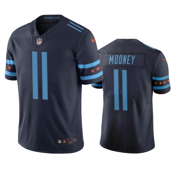 Chicago Bears Darnell Mooney Navy City Edition Vapor Limited Jersey