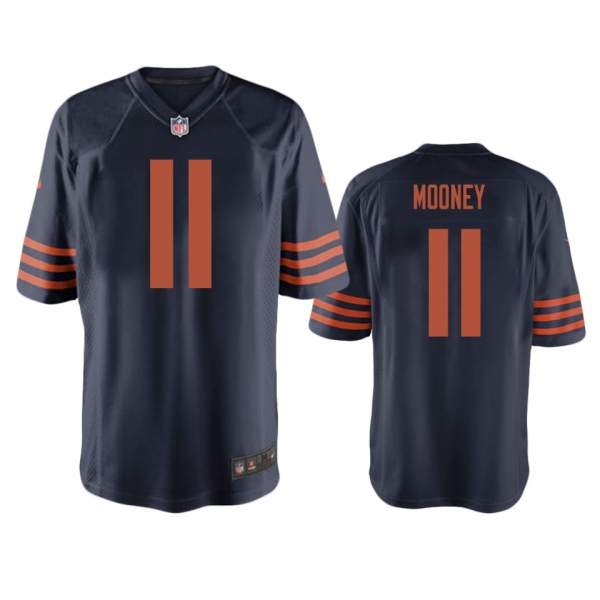 Chicago Bears Darnell Mooney Navy Throwback Game Jersey