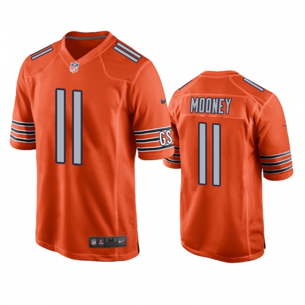 Chicago Bears Darnell Mooney Orange Alternate Game Jersey