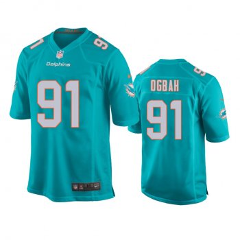 Youth Dolphins Emmanuel Ogbah Aqua Game Jersey