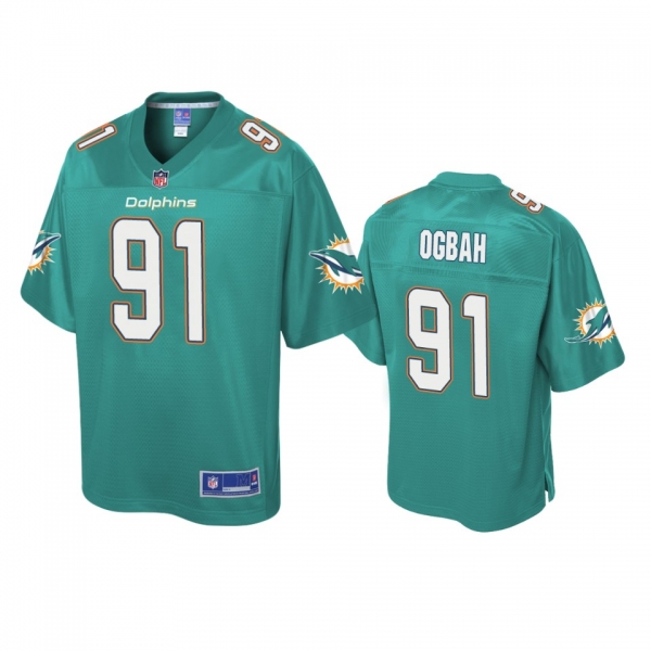 Miami Dolphins Emmanuel Ogbah Aqua Pro Line Jersey - Men's