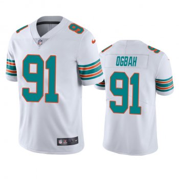 Miami Dolphins Emmanuel Ogbah White Alternate Vapor Limited Jersey