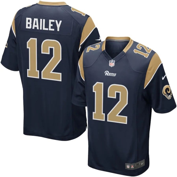 Los Angeles Rams Stedman Bailey Nike Navy Game Jersey