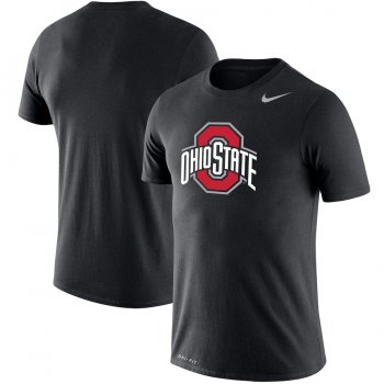 Ohio State Buckeyes Nike Big & Tall Legend Primary Logo Performance T-Shirt - Black