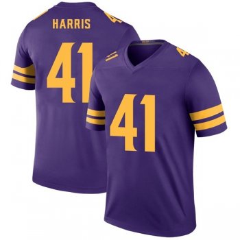 Men's Anthony Harris Minnesota Vikings Legend Purple Color Rush Jersey