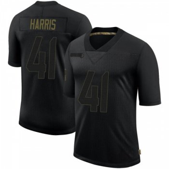 Men's Anthony Harris Minnesota Vikings Limited Black 2020 Salute To Service Jersey