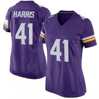 Women's Anthony Harris Minnesota Vikings Game Purple Team Color Jersey