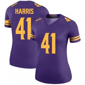 Women's Anthony Harris Minnesota Vikings Legend Purple Color Rush Jersey