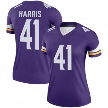 Women's Anthony Harris Minnesota Vikings Legend Purple Jersey