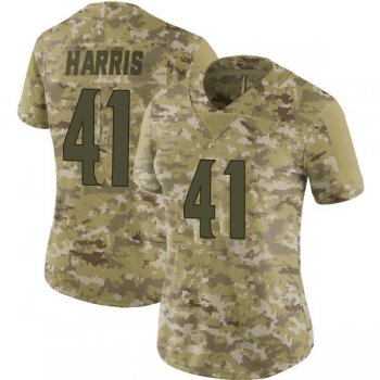 Women's Anthony Harris Minnesota Vikings Limited Camo 2018 Salute to Service Jersey