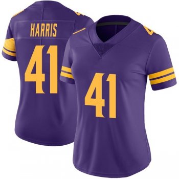 Women's Anthony Harris Minnesota Vikings Limited Purple Color Rush Jersey