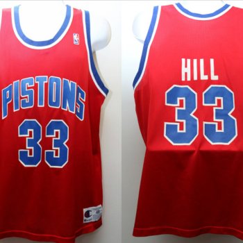 90's Vintage "GRANT HILL Detroit Pistons" Jersey