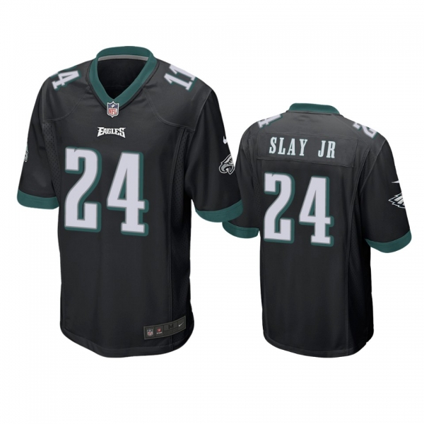 Philadelphia Eagles Darius Slay Black Game Jersey