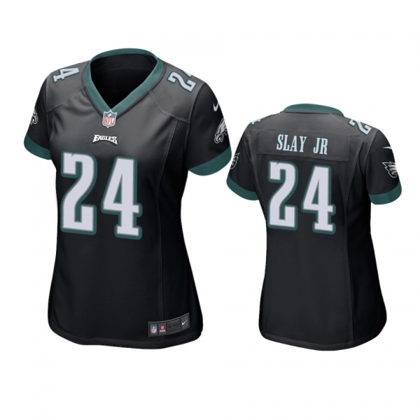 Women's Philadelphia Eagles Darius Slay Black Game Jersey