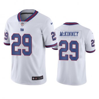 New York Giants Xavier McKinney White Color Rush Limited Jersey