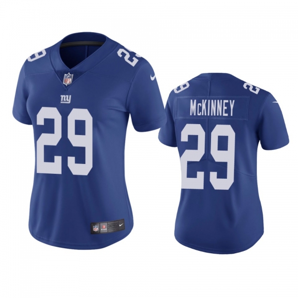 Women's New York Giants Xavier McKinney Royal Vapor Limited Jersey