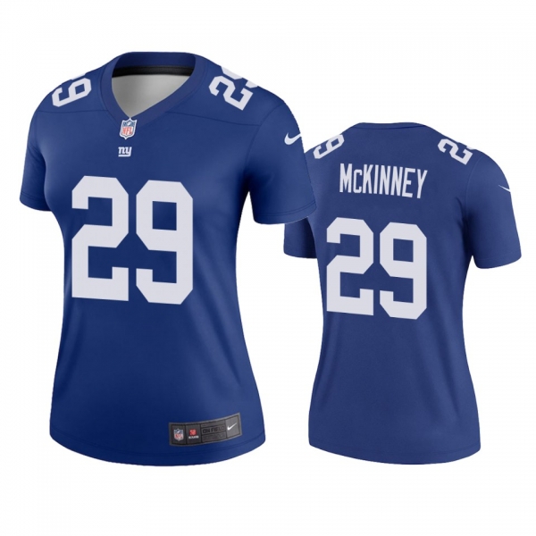 Women's New York Giants Xavier McKinney Royal Legend Jersey