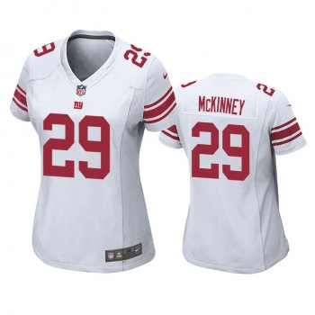 Women's New York Giants Xavier McKinney White Game Jersey