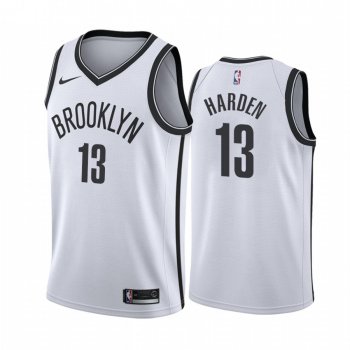 James Harden Brooklyn Nets 2020-21 White Association Jersey 2020 Trade