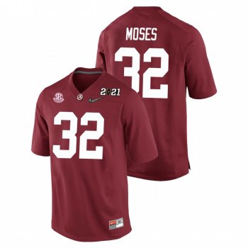 Youth Alabama Crimson Tide Dylan Moses Crimson 2021 National Championship Replica Jersey