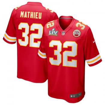 Men's Kansas City Chiefs Tyrann Mathieu Nike Red Super Bowl LV Bound Game Jersey