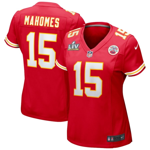 Women's Kansas City Chiefs Patrick Mahomes Nike Red Super Bowl LV Bound Game Jersey