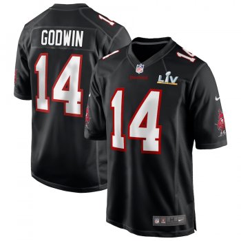 Men's Tampa Bay Buccaneers Chris Godwin Nike Black Super Bowl LV Bound Game Fashion Jersey