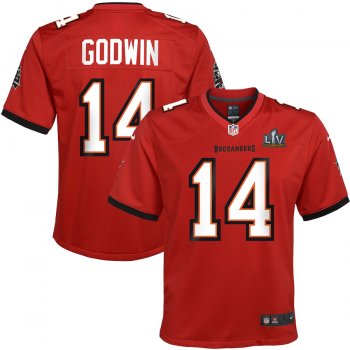 Youth Tampa Bay Buccaneers Chris Godwin Nike Red Super Bowl LV Bound Game Jersey