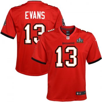 Youth Tampa Bay Buccaneers Mike Evans Nike Red Super Bowl LV Bound Game Jersey