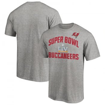 Men's Tampa Bay Buccaneers Fanatics Branded Steel Super Bowl LV Bound Replay T-Shirt