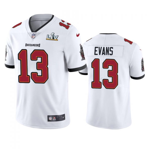 Tampa Bay Buccaneers Mike Evans White Super Bowl LV Vapor Limited Jersey