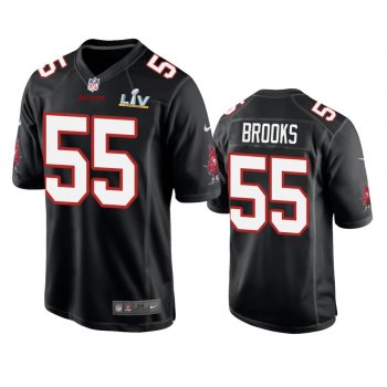 Tampa Bay Buccaneers Derrick Brooks Black Super Bowl LV Game Fashion Jersey