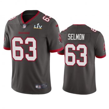 Tampa Bay Buccaneers Lee Roy Selmon Pewter Super Bowl LV Vapor Limited Jersey