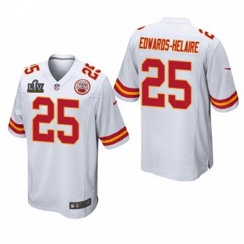 Kansas City Chiefs Clyde Edwards-Helaire Super Bowl LV Game Jersey - White