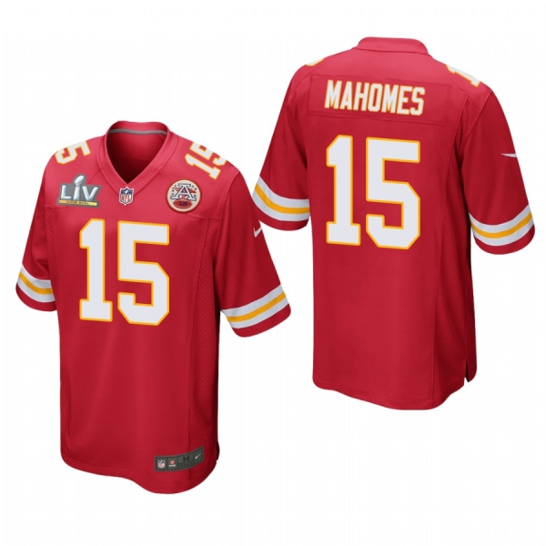 Kansas City Chiefs Patrick Mahomes Super Bowl LV Game Jersey - Red