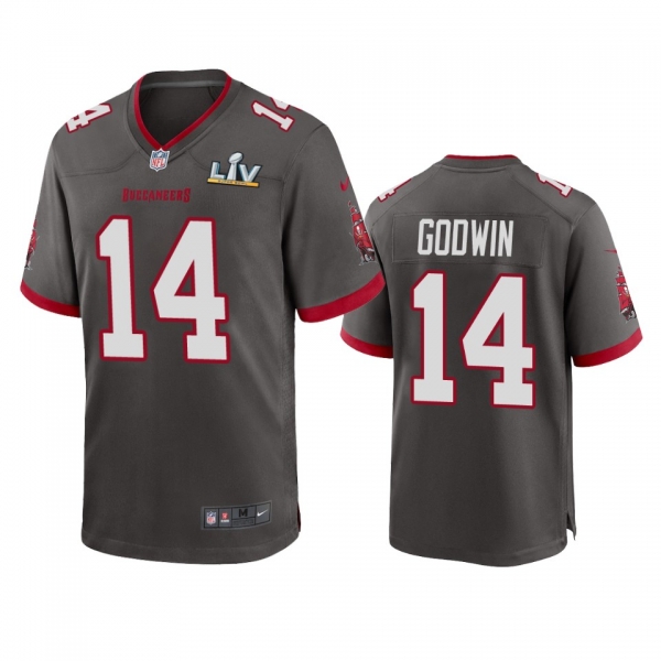 Tampa Bay Buccaneers Chris Godwin Pewter Super Bowl LV Game Jersey