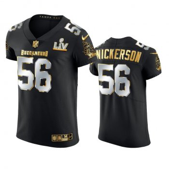 Hardy Nickerson Buccaneers Black Super Bowl LV Golden Elite Jersey