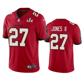 Tampa Bay Buccaneers Ronald Jones II Red Super Bowl LV Vapor Limited Jersey