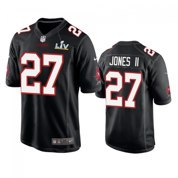 Tampa Bay Buccaneers Ronald Jones II Black Super Bowl LV Game Fashion Jersey