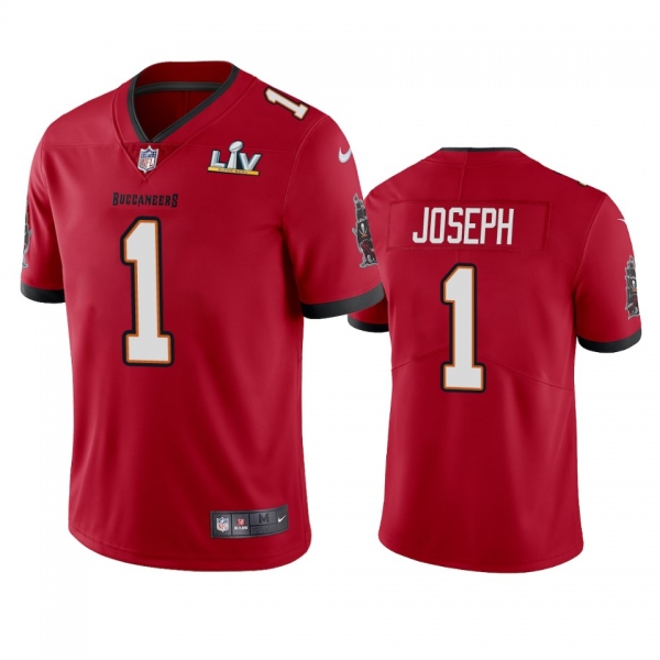 Tampa Bay Buccaneers Greg Joseph Red Super Bowl LV Vapor Limited Jersey