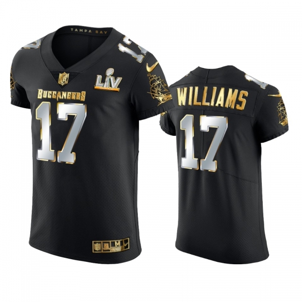 Doug Williams Buccaneers Black Super Bowl LV Golden Elite Jersey