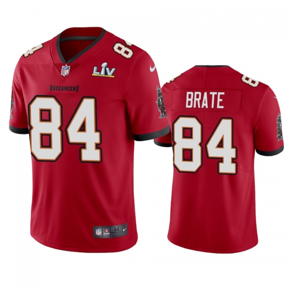 Tampa Bay Buccaneers Cameron Brate Red Super Bowl LV Vapor Limited Jersey