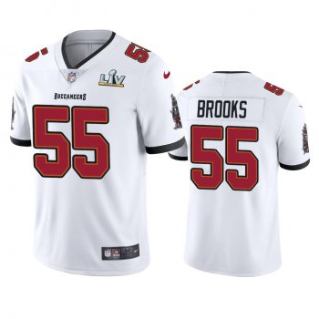 Tampa Bay Buccaneers Derrick Brooks White Super Bowl LV Vapor Limited Jersey