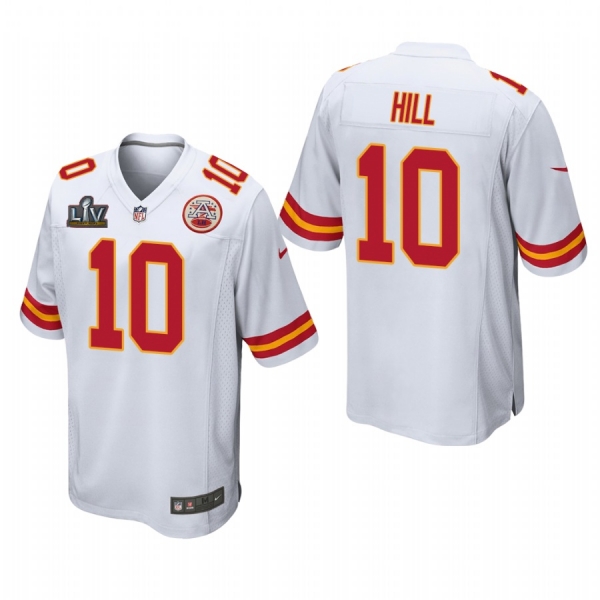 Kansas City Chiefs Tyreek Hill Super Bowl LV Game Jersey - White