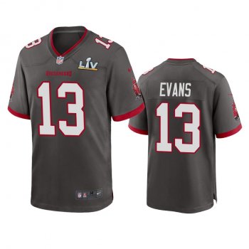 Tampa Bay Buccaneers Mike Evans Pewter Super Bowl LV Game Jersey