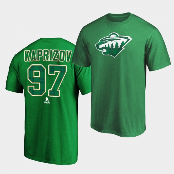 Minnesota Wild Kirill kaprizov Impact Player Green T-Shirt