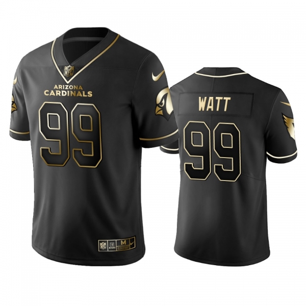 J.J. Watt Cardinals Black Golden Edition Vapor Limited Jersey