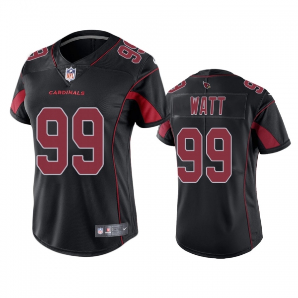 Women's Arizona Cardinals J.J. Watt Black Color Rush Limited Jersey