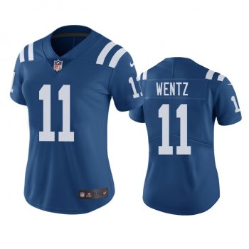 Women's Indianapolis Colts Carson Wentz Royal Color Rush Limited Jersey